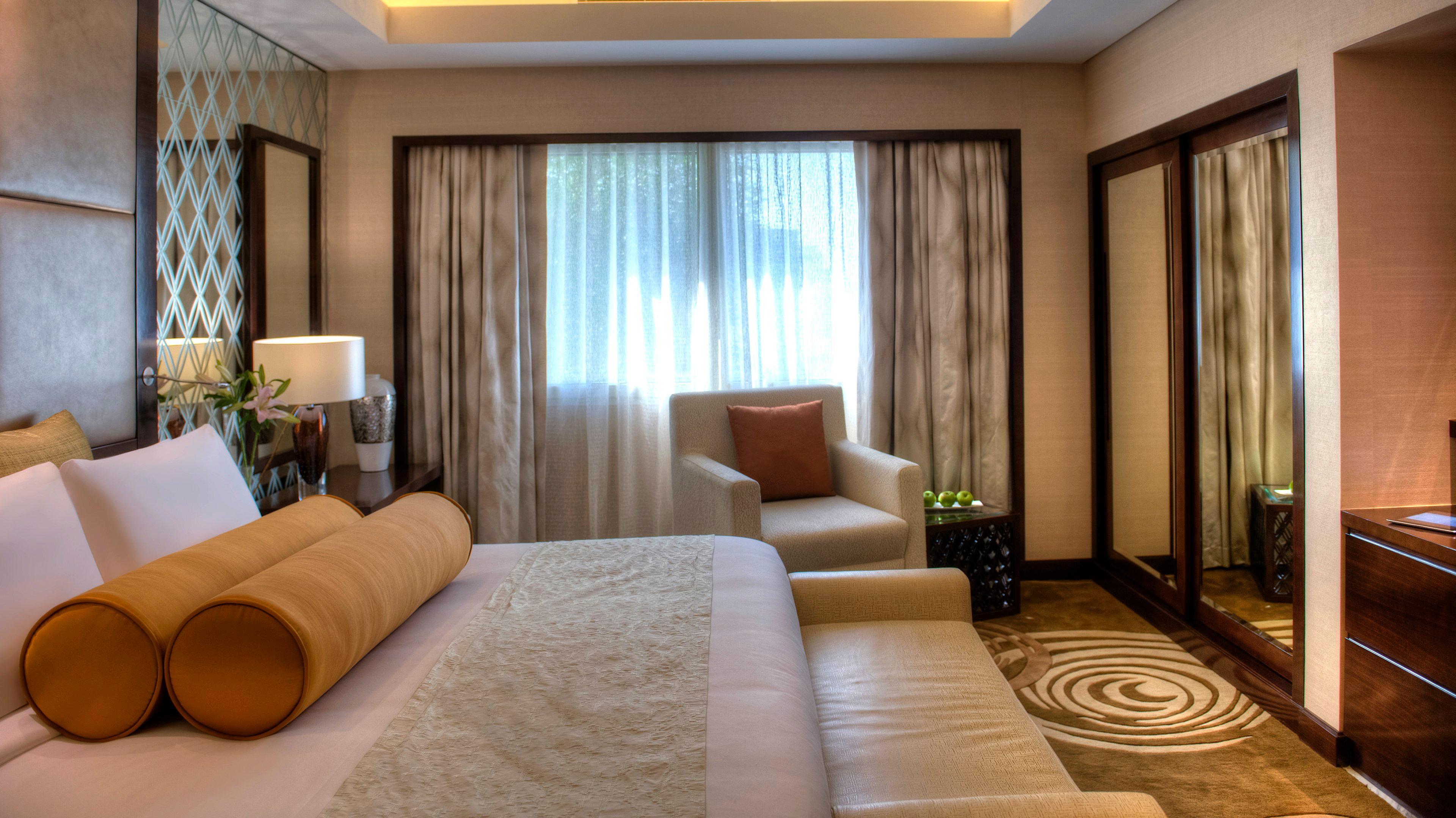 Hotel Crowne Plaza Dubai Deira By Ihg Exterior foto A bedroom at the Taj Bengal