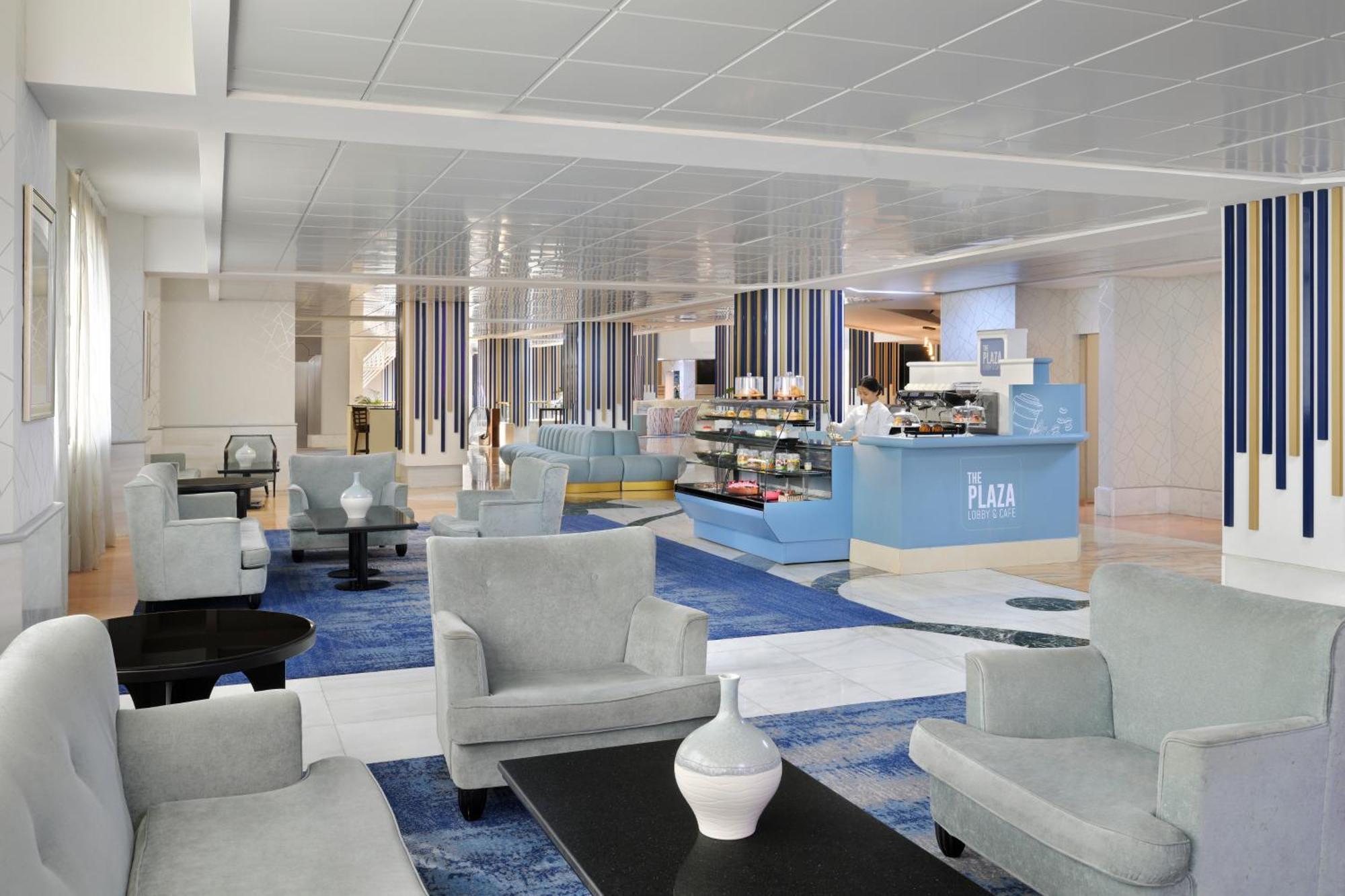 Hotel Crowne Plaza Dubai Deira By Ihg Exterior foto The Plaza Lounge at London Heathrow Airport